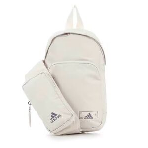 ADIDAS ESSENTIAL 2 SLING CROSSBODY BAG • 8 inches W x 13 inches H x 2 inches D